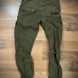 Standard Issue Olive Green Cargo Pants with Utility Pockets